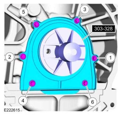 Crankshaft Rear Seal — original illustration 2, reference 4615
