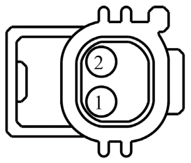 Connector End View C1514 - Knock Sensor 2 (Ks2) — original illustration 1, reference 4162