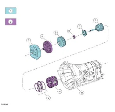 Transmission Description - Overview — original illustration 1, reference 8692