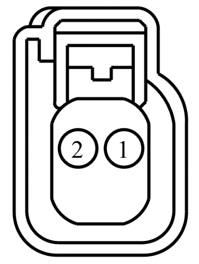 Connector End View C1019 - Inline — original illustration 1, reference 4045