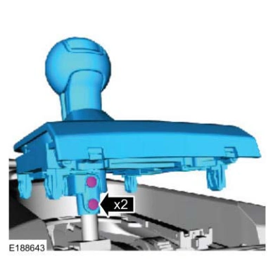Selector Lever Bezel — original illustration 3, reference 9109