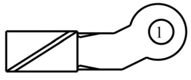 Connector End View C103 - Engine Oil Pressure Switch — original illustration 1, reference 3699
