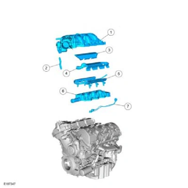 Engine Component View — original illustration 1, reference 5000