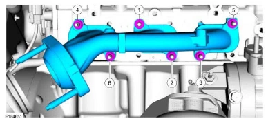 Exhaust Manifold RH — original illustration 3, reference 5095