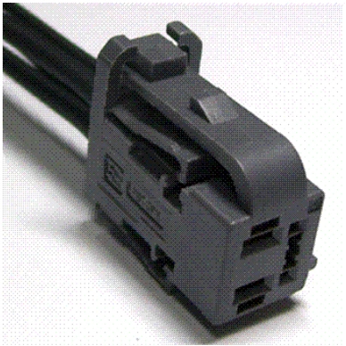 Connector End View C3075 - Front Seat Height Adjustment Motor RH — original illustration 1, reference 4379