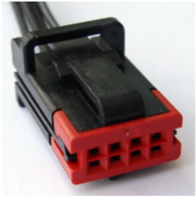 Connector End View C2436 - Footwell Air Discharge Temperature Sensor LH — original illustration 1, reference 4346