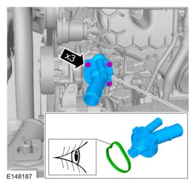 Thermostat Housing — original illustration 2, reference 5891