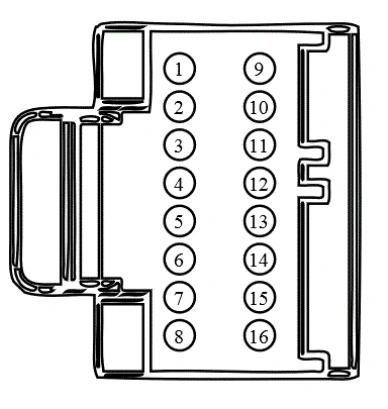 Connector End View C2385a - Audio Digital Signal Processing (Dsp) Module — original illustration 1, reference 4321