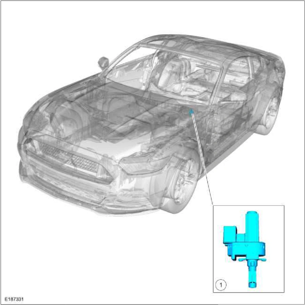 Cruise Control - Component Location — original illustration 1, reference 6039