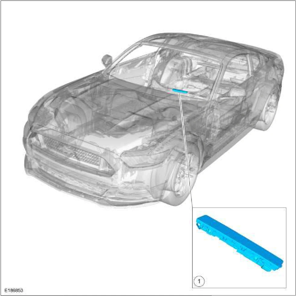 Collision Warning and Collision Avoidance System - Component Location — original illustration 1, reference 6126