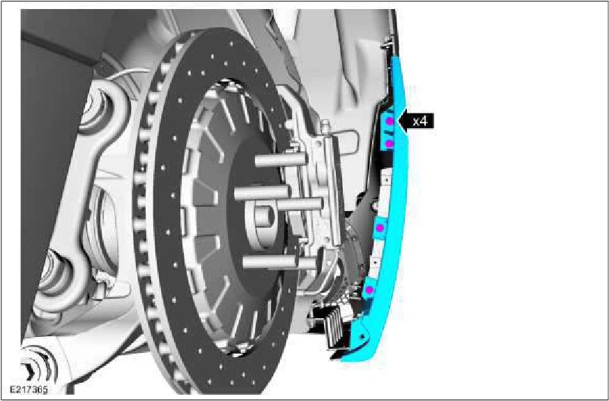 Rear Bumper Cover - Vehicles With: SVT Performance Package — original illustration 1, reference 1689