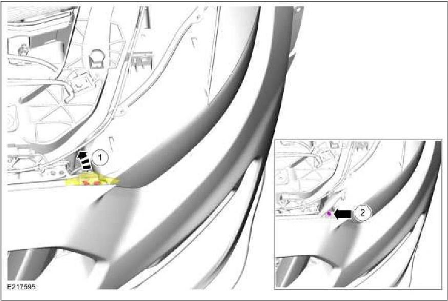 Front Bumper Cover - Vehicles With: SVT Performance Package — original illustration 2, reference 1676