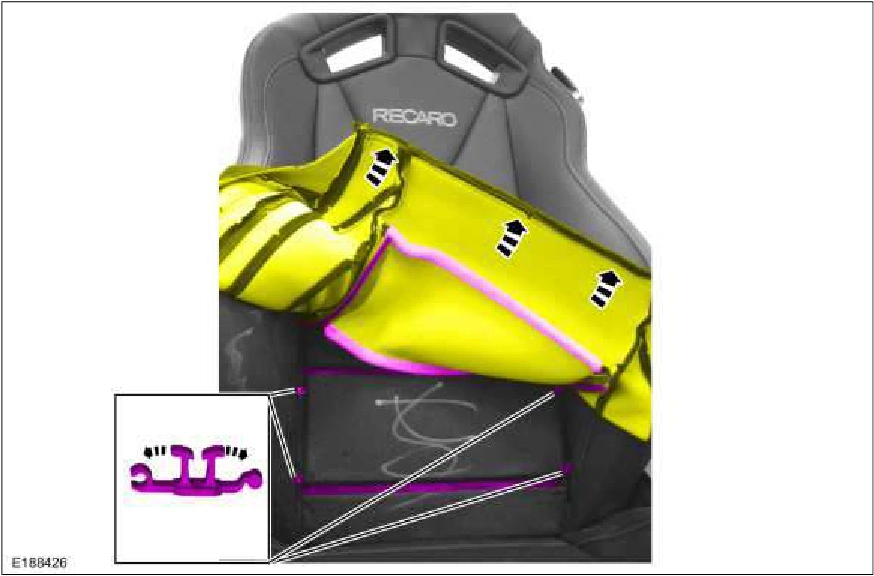 Side Airbag - Vehicles With: Recaro Seats — original illustration 1, reference 2177