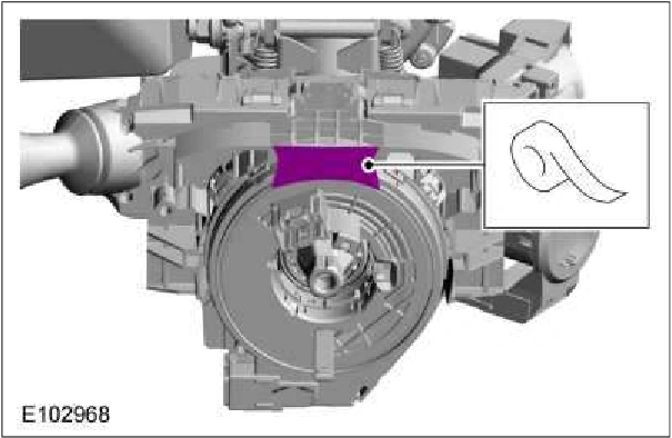 Clockspring Adjustment — original illustration 1, reference 2100