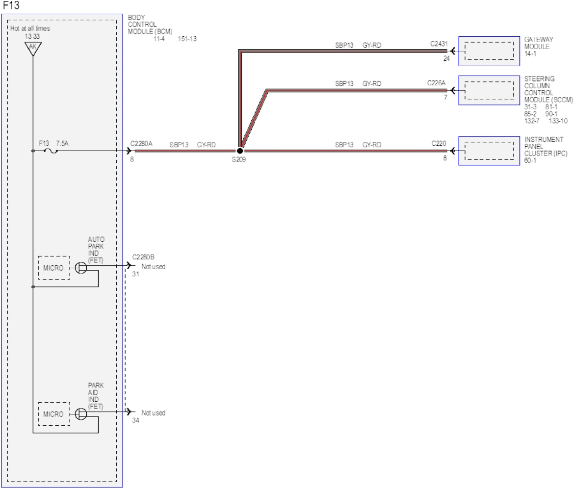 Wiring — original illustration 1, reference 6290