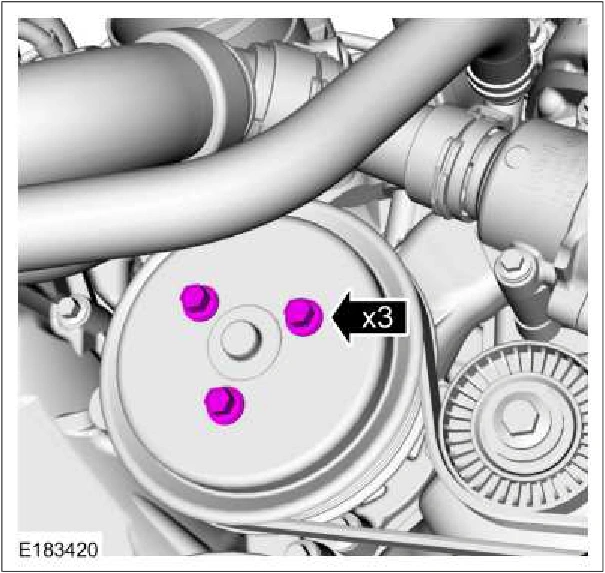 Engine Front Cover — original illustration 1, reference 204