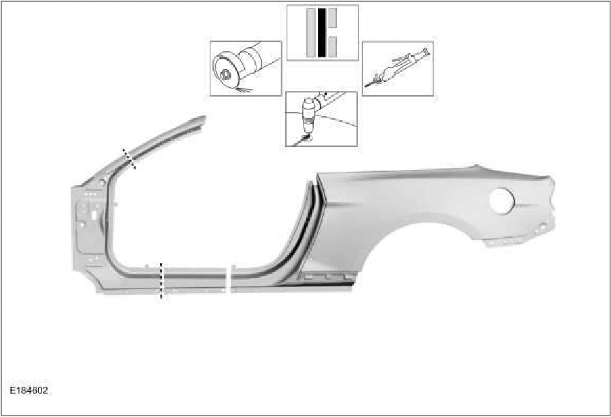 501-26 Body Repairs - Vehicle Specific Information and Tolerance — original illustration 1, reference 2238