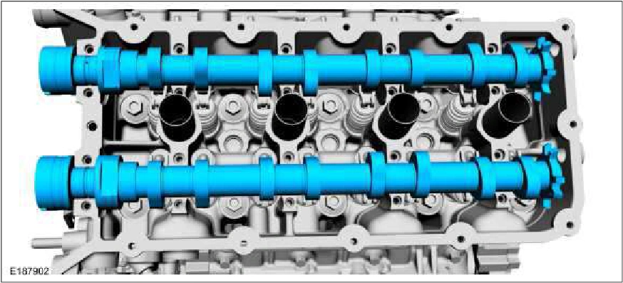 Camshaft LH — original illustration 3, reference 152