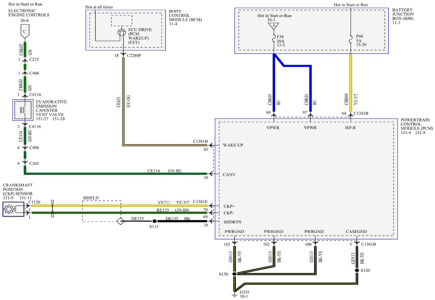 Original vector wiring diagram · source reference 6345