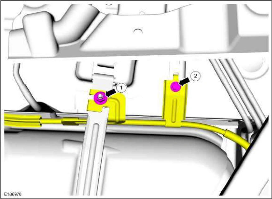 Parking Brake Cable LH - Vehicles With: SVT Performance Package — original illustration 1, reference 2884