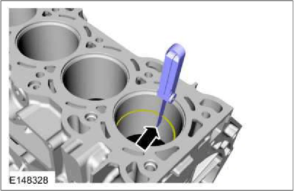 Piston Ring End Gap — original illustration 2, reference 133