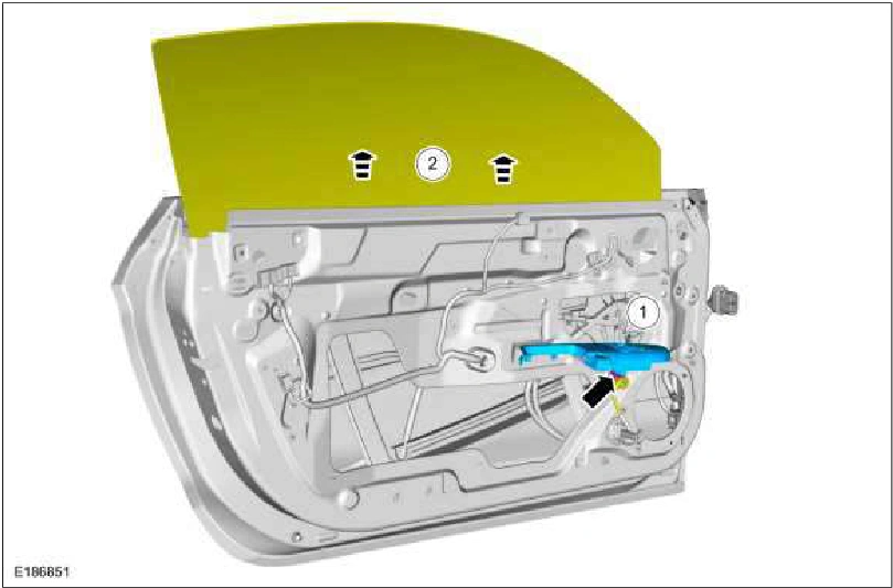 Door Window Glass Adjustment - Coupe — original illustration 2, reference 1256