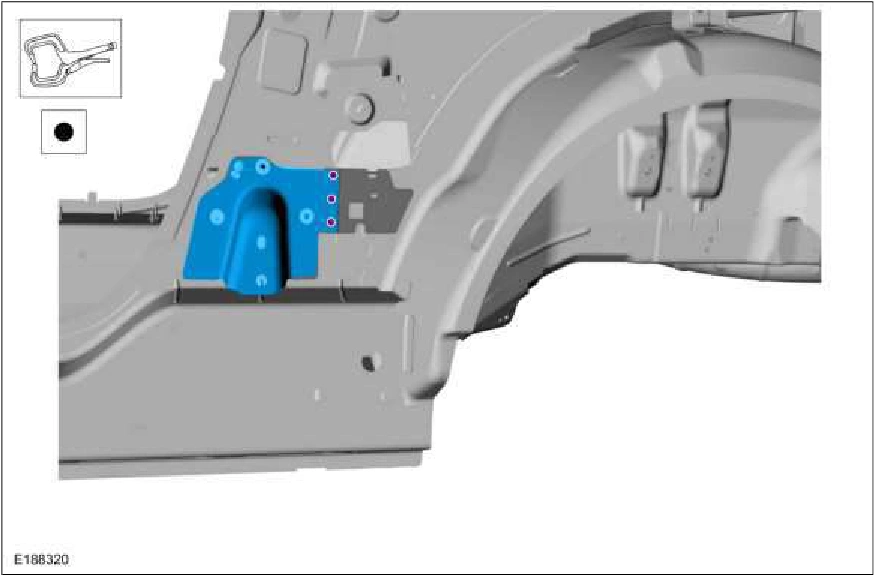 B-Pillar and Reinforcement - Convertible — original illustration 2, reference 2308