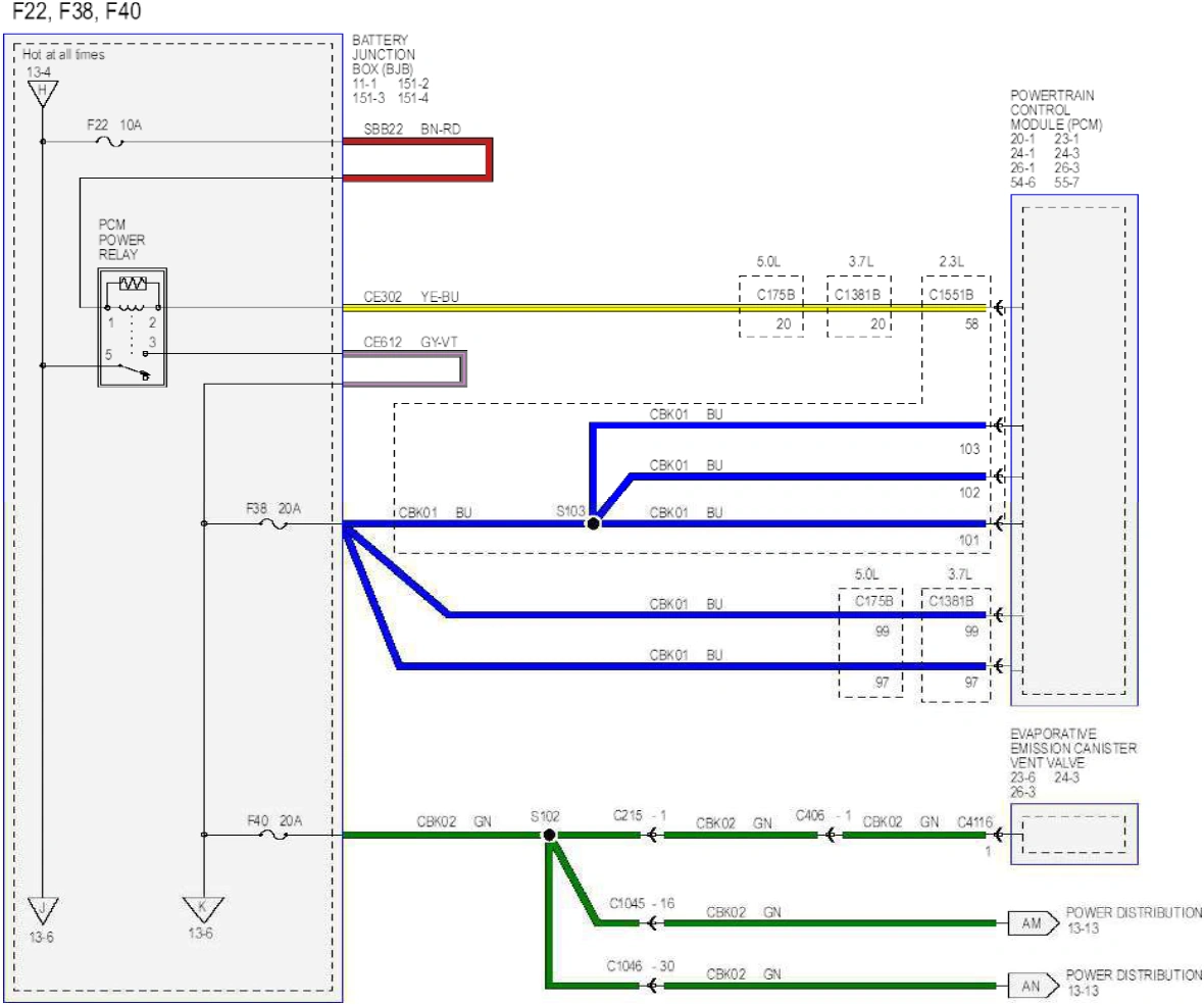 Wiring — original illustration 1, reference 6261