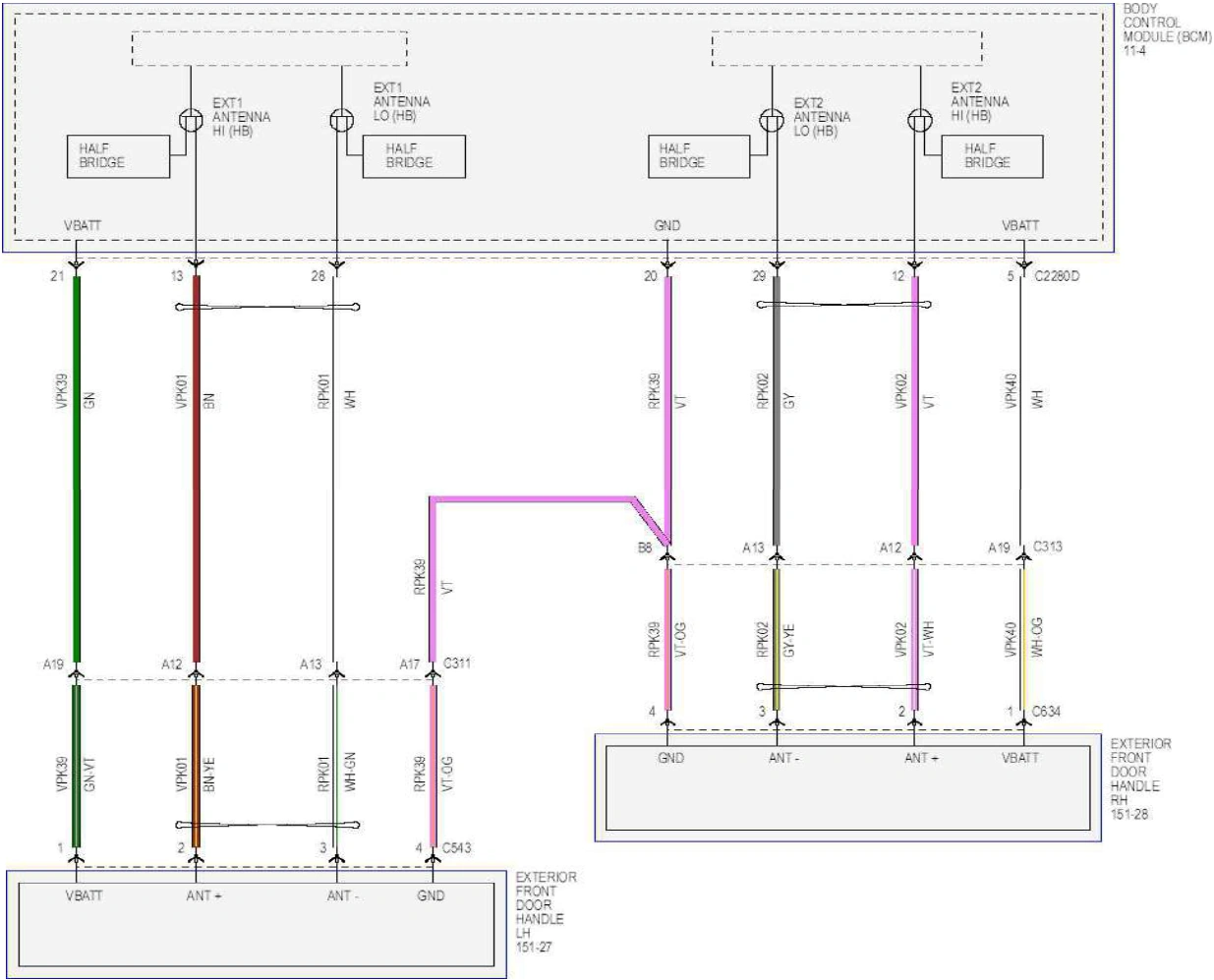 Wiring — original illustration 1, reference 6480