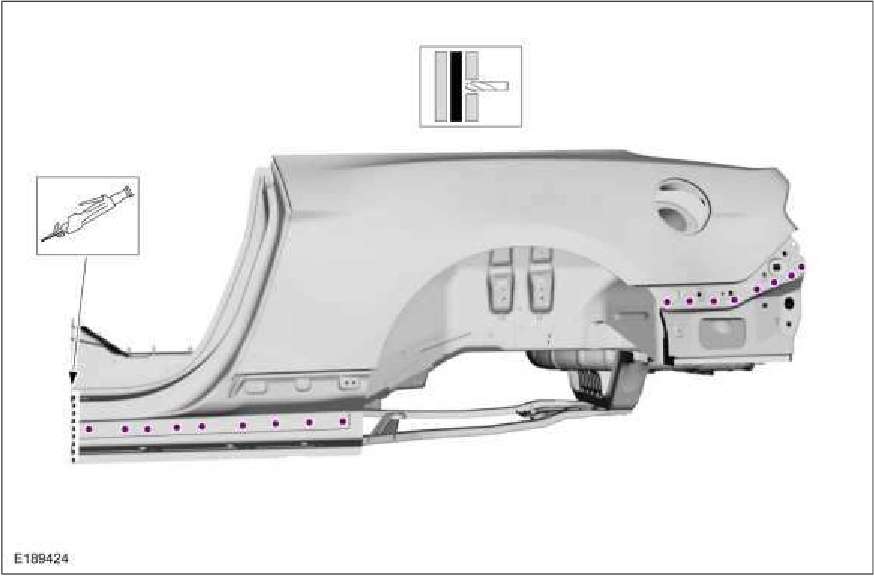 Quarter Panel - Convertible — original illustration 2, reference 2351