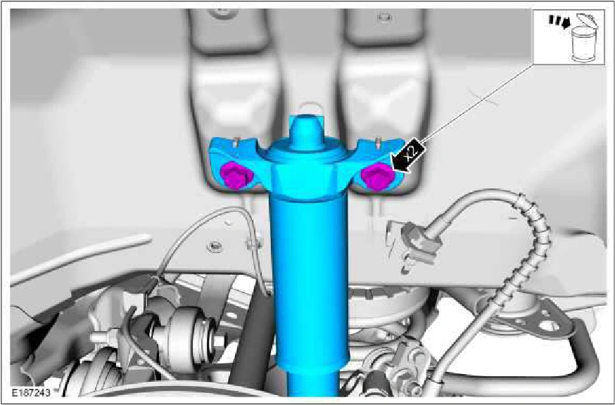 Rear Shock Absorber — original illustration 1, reference 2510