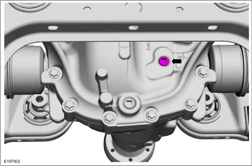 Axle and Differential Draining and Filling — original illustration 1, reference 2686