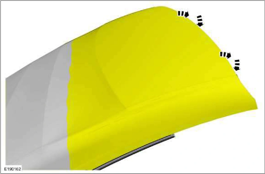Convertible Top Front Panel — original illustration 1, reference 1587