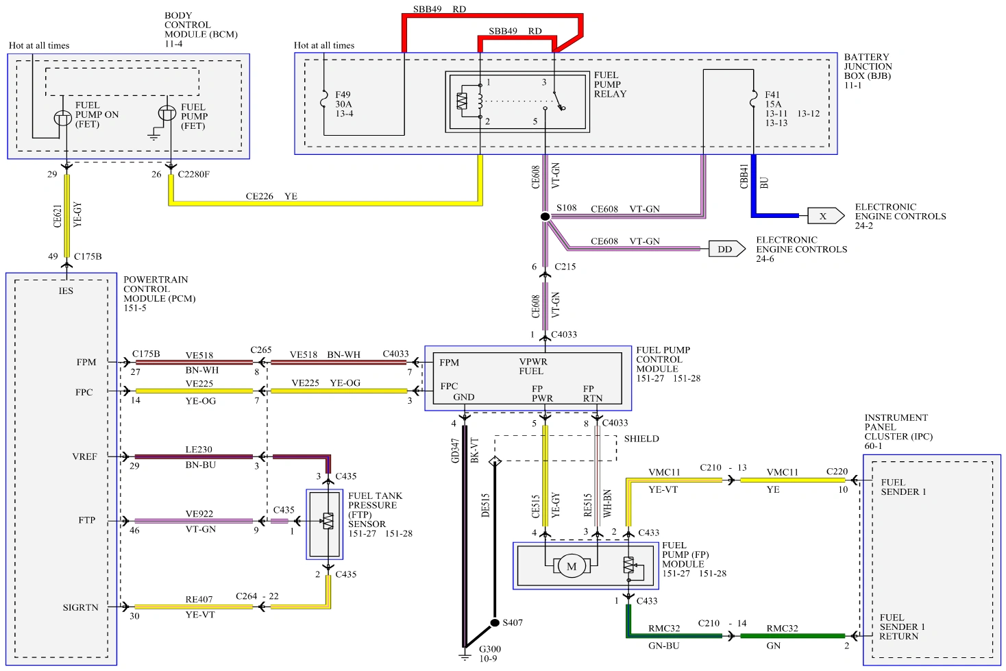 Original vector wiring diagram · source reference 6340