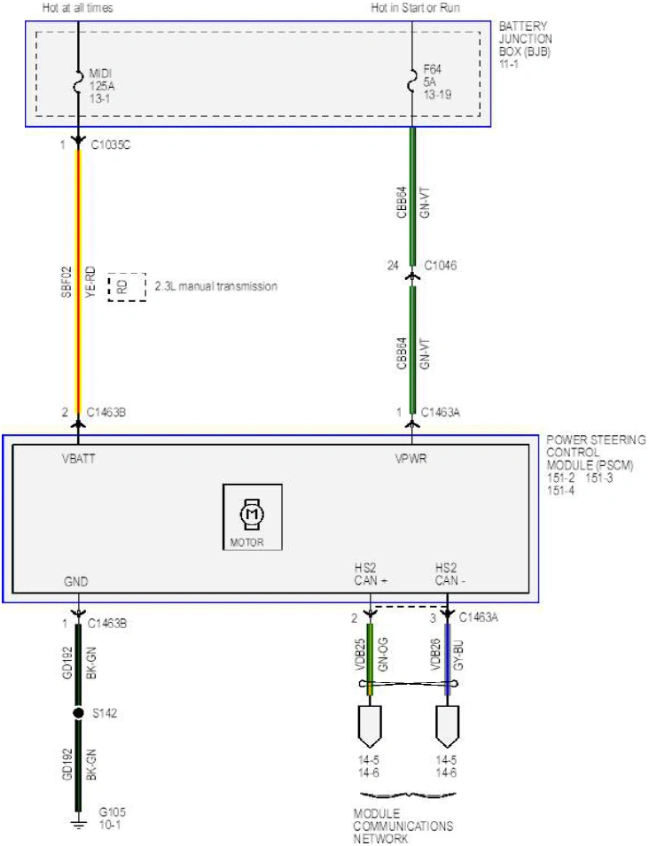 Wiring — original illustration 1, reference 6384