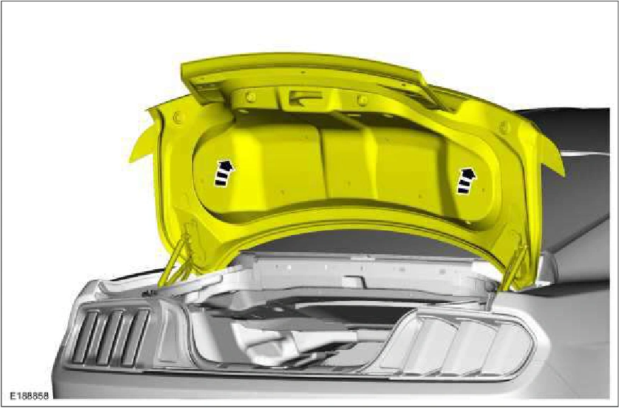 Luggage Compartment Lid Alignment — original illustration 2, reference 827