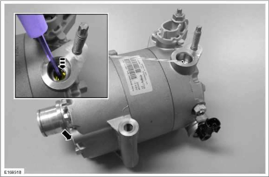 Refrigerant Oil Adding — original illustration 2, reference 3623