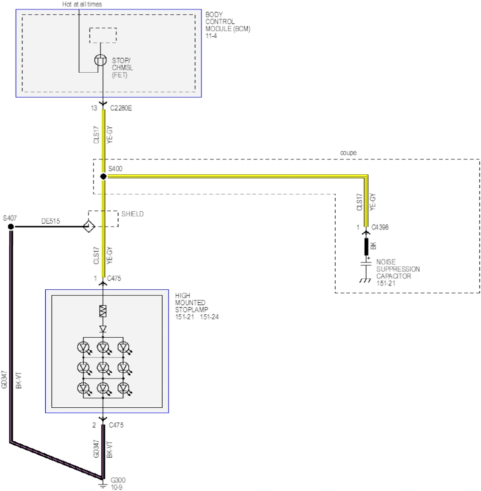 Wiring — original illustration 1, reference 6449
