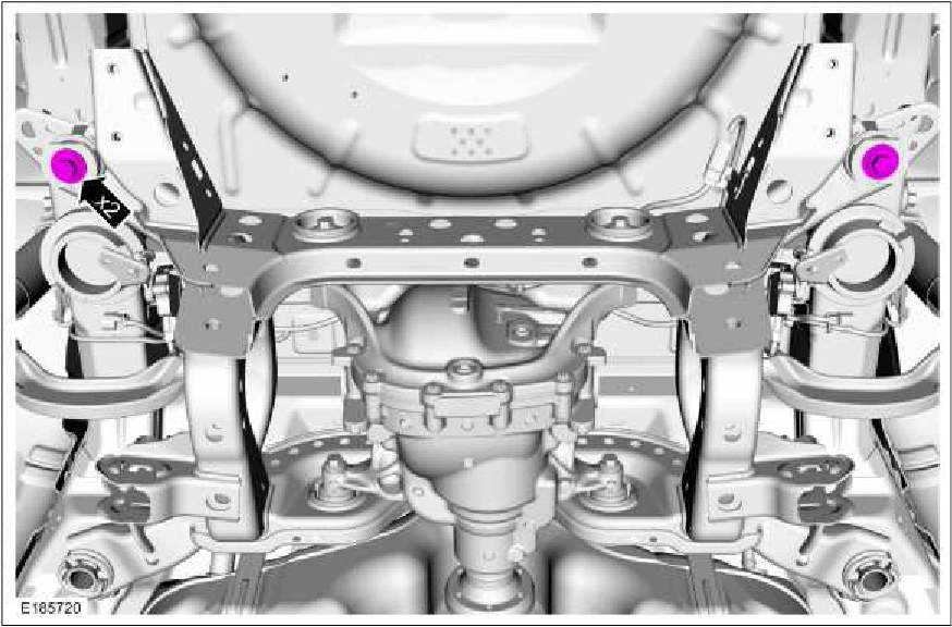 Rear Subframe — original illustration 1, reference 2392