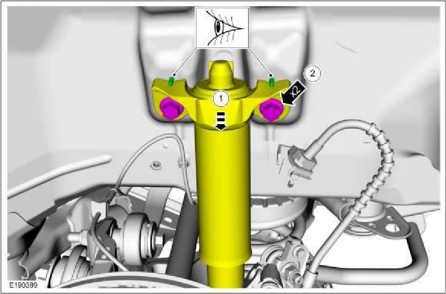 Rear Shock Absorber — original illustration 1, reference 2513