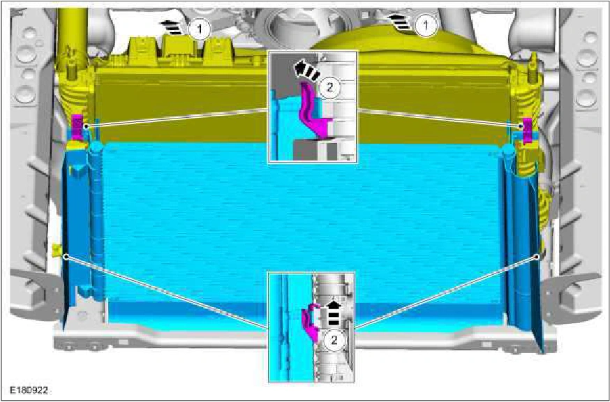 Condenser - 3.7L Duratec (227kW/301PS) — original illustration 2, reference 3738