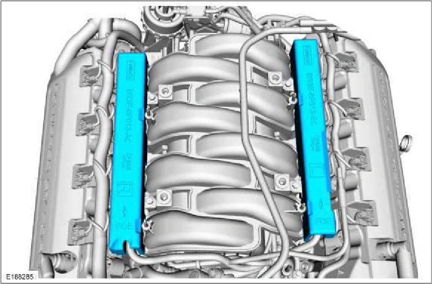303-04C Fuel Charging and Controls - 5.0L — original illustration 1, reference 644