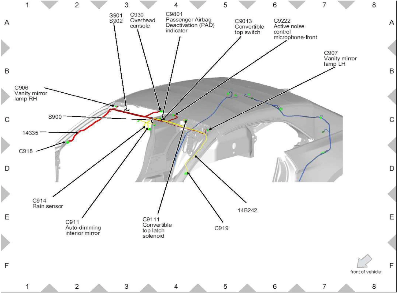Wiring — original illustration 1, reference 6595