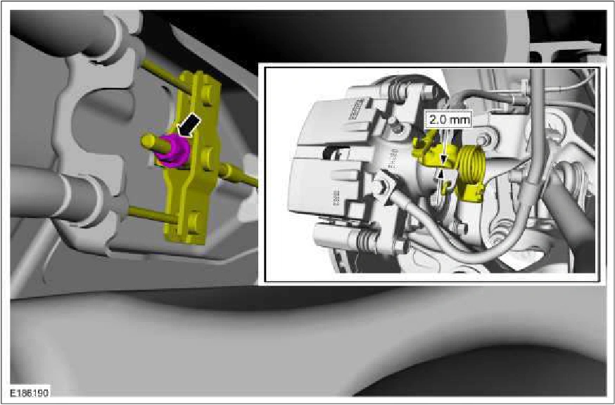 Parking Brake Cable Adjustment — original illustration 1, reference 2870