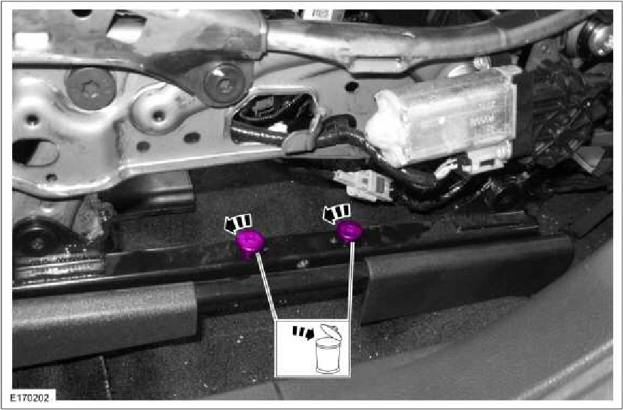 Front Seat Track Motor — original illustration 1, reference 1177