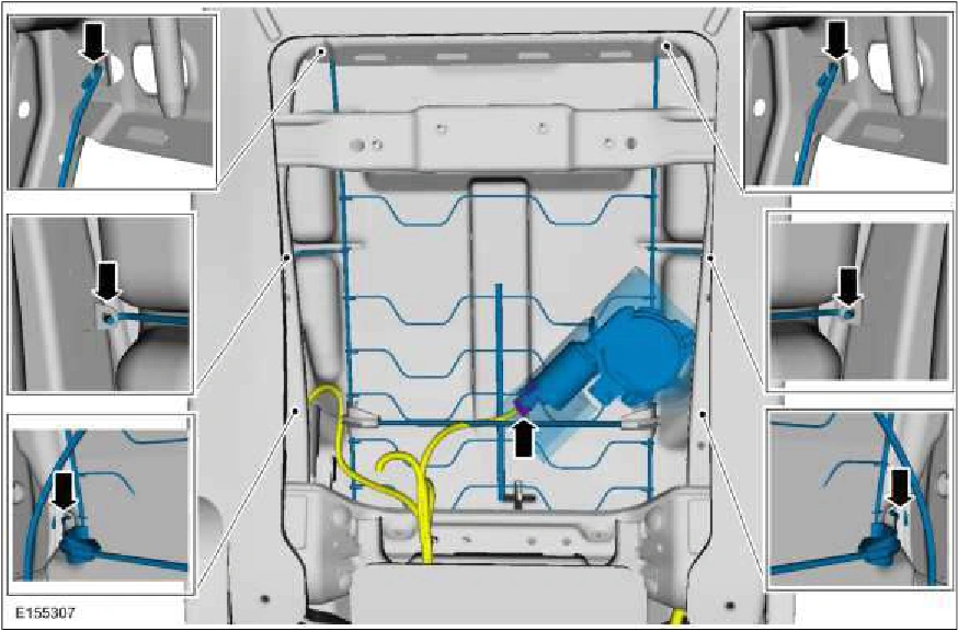 Front Seat Power Lumbar Assembly — original illustration 1, reference 1170