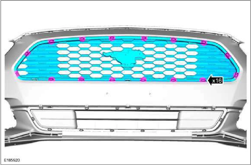 Front Bumper Cover — original illustration 2, reference 1694