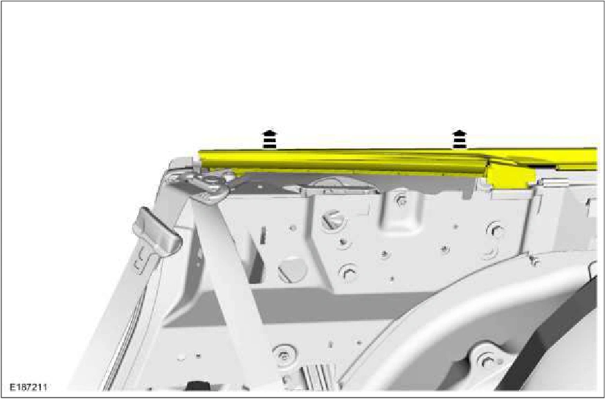 Rear Quarter Window Glass - Convertible — original illustration 2, reference 1291