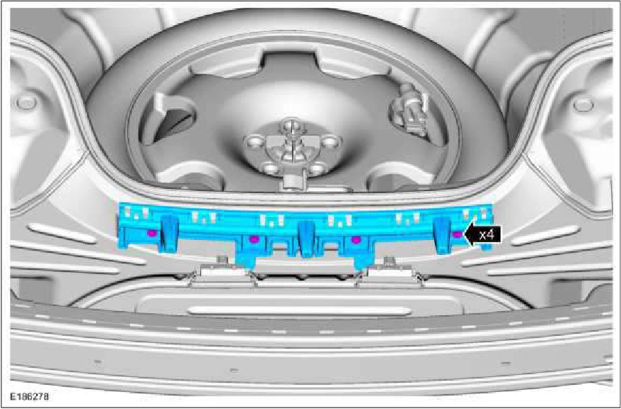 Rear Bumper Cover - Vehicles With: SVT Performance Package — original illustration 2, reference 1692