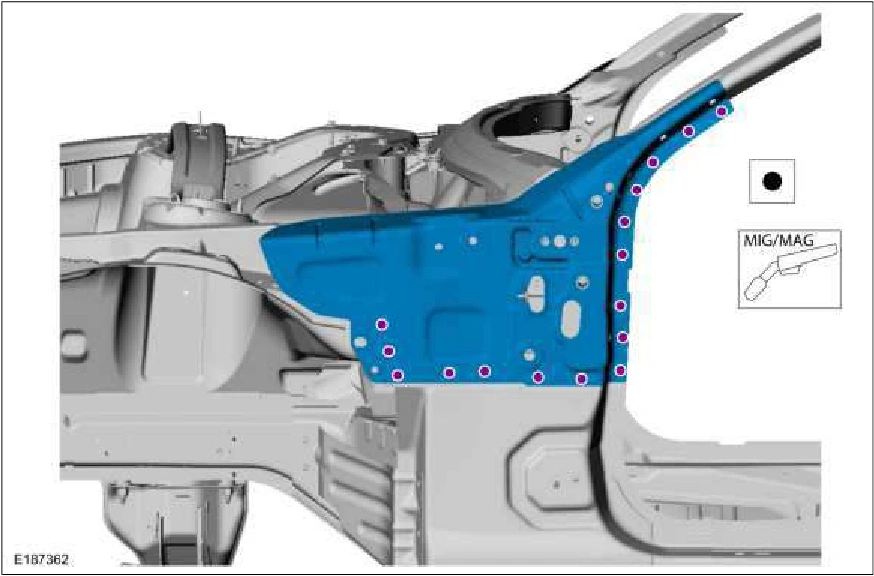 A-Pillar Outer Panel Section and Reinforcement — original illustration 1, reference 2290